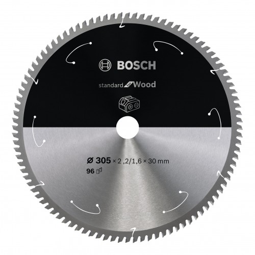 Bosch 2022 Freisteller Akku-Kreissaegeblatt-Standard-for-Wood-305-x-2-2-1-6-x-30x-T96 2608837744