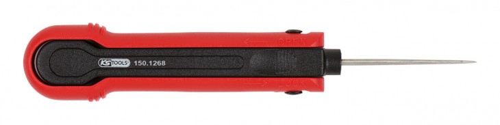 KS-Tools 2020 Freisteller Entriegelungswerkzeug-Flachstecker-Flachsteckhuelsen-1-6-mm-AMP-Tyco-MT-I 150-1268
