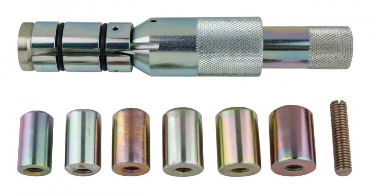KS-Tools 2020 Freisteller Kupplungs-Zentrier-Werkzeug-Satz-24-36-mm-Zentrierhuelsen-9-teilig 150-2380
