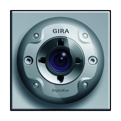 Gira 2017 Foto Tuersprechkamera-Bus-System-Farbe-PAL-Einbau-Kunststoff-aluminium-verstellbares-Objektiv 126565