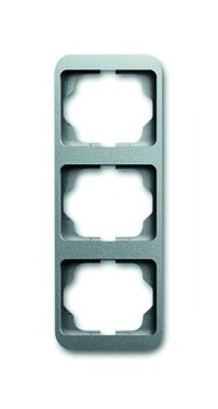 Busch-Jaeger 2017 Foto Rahmen-3f-titan-matt-vertikal-Metall-Aluminium 1733-266