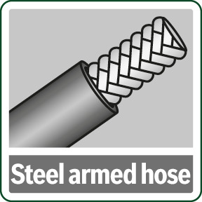 Steel armed hose