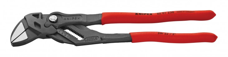 Knipex 2019 Freisteller Zangenschluessel-schwarz-250mm-Kunststoff-Griff