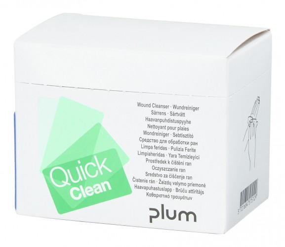 Plum 2022 Freisteller Wundreiniger-QuickClean-Box-20-Stueck 5151