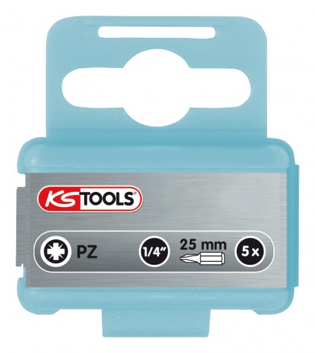 KS-Tools 2020 Freisteller 1-4-Edelstahl-Bit-25-mm-PZ 910-22 1