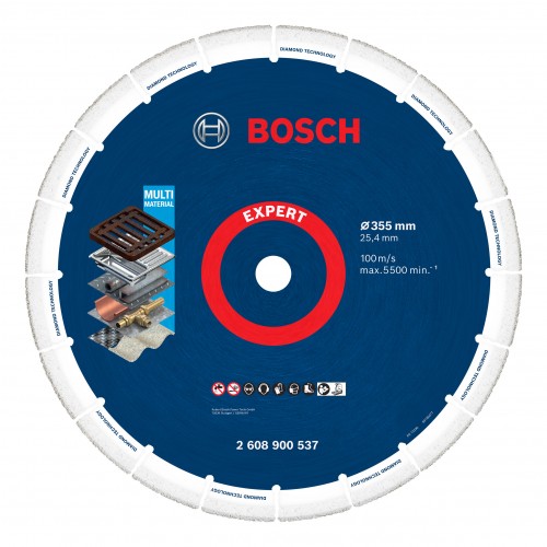 Bosch 2022 Freisteller EXPERT-Diamond-Metal-Wheel-Trennscheibe-355-x-25-4-mm-Benzinsaegen 2608900537 2