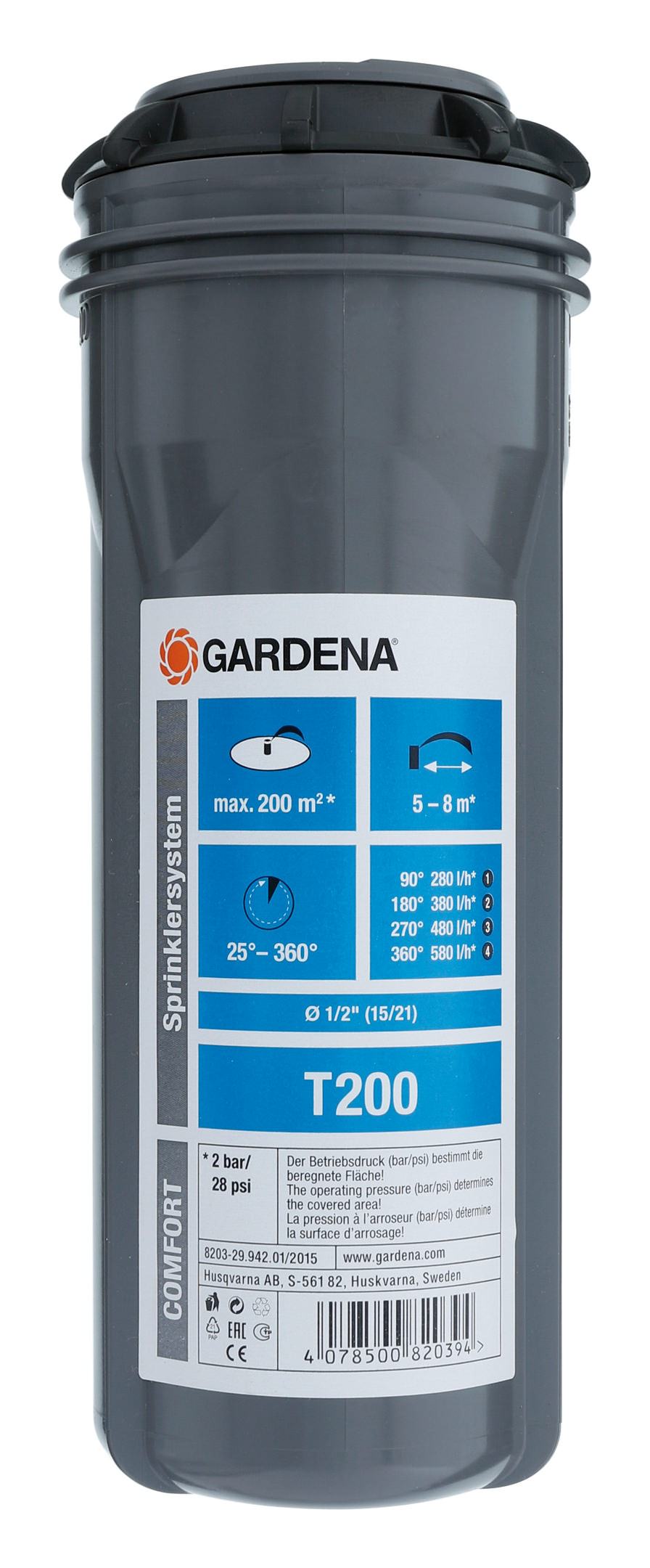 Gardena Turbinen-Versenkregner 8203-29 T200 | 8203-29