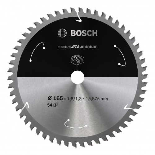 Bosch 2022 Freisteller Akku-Kreissaegeblatt-Standard-for-Aluminium-165-x-1-8-1-3-x-15-875-54-Zaehne 2608837758