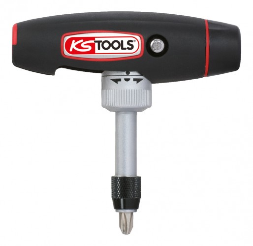 KS-Tools 2020 Freisteller 1-4-T-Griff-Ratschen-Bit-Schraubendreher-7-teilig 911-2475 3