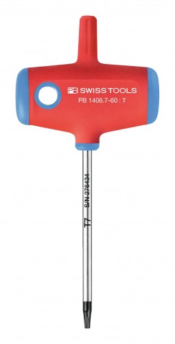 PB-Swiss-Tools 2023 Freisteller PB-Swiss-Tools-Quergriff-Schraubendreher-T7-x-60-mm PB-1406-7-60