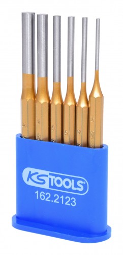KS-Tools 2020 Freisteller Splintentreiber-Satz-6-teilig-3-4-5-6-8-10-mm 162-2123 1