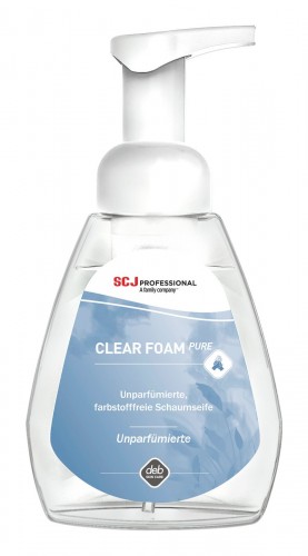 SC-Johnson 2020 Freisteller Clear-FOAM-PURE-250-ml-Pumpflasche