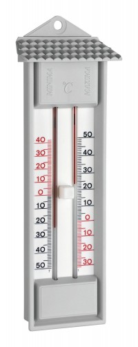 Werkstatt 2019 Freisteller Thermometer-Maxima-Minima-Kunststoff-grau