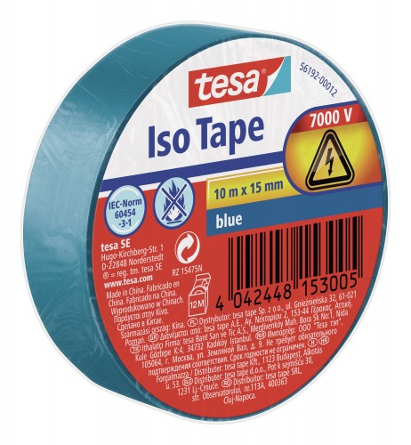 Tesa 2023 Freisteller Isolierband-blau-10mx15mm 56192-00012-22