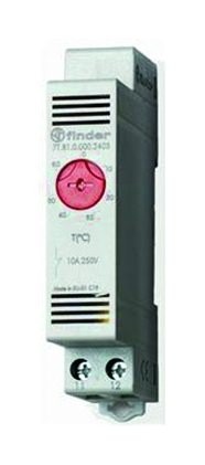 Finder 2017 Foto Thermostat-250V-10A-0-60C-Klemmbefestigung-Oeffner 7T-81-0-000-2403