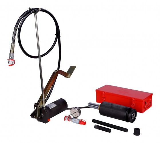 KS-Tools 2020 Freisteller Hydraulik-Einheit-32t-Hydraulik-Pumpe-Manometer-11-teilig 440-0585 1