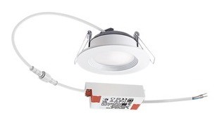 Esylux 2020 Freisteller LED-Einbaudownlight-6W-ELSA-2-weiss-500-lm-1-LED-Alu-matt-elektrisch-IP40-68-x-60-mm EO102989