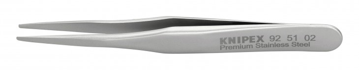 Knipex 2023 Freisteller Minipraezisionspinzette-Edelstahl-92-51-02 92-51-02