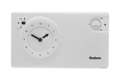 Theben 2017 Foto Uhrenthermostat-analog-230V-6A-weiss-Tag-Woche-10-30C-1-2K RAMSES722