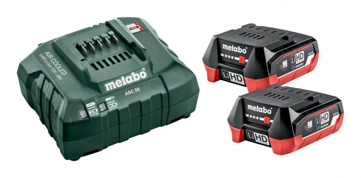 Metabo 2019 Freisteller Basis-Set-Akkuset-12V-2x-4-0Ah-LiHD 685301000