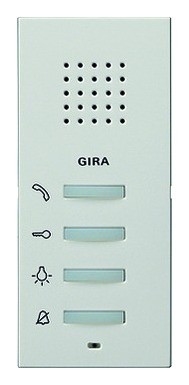Gira 2020 Freisteller Audio-Innenstation-Bus-System-55-Aufputz-reinweiss-hoererlose-Sprechstelle-Rufunterscheidung 125027