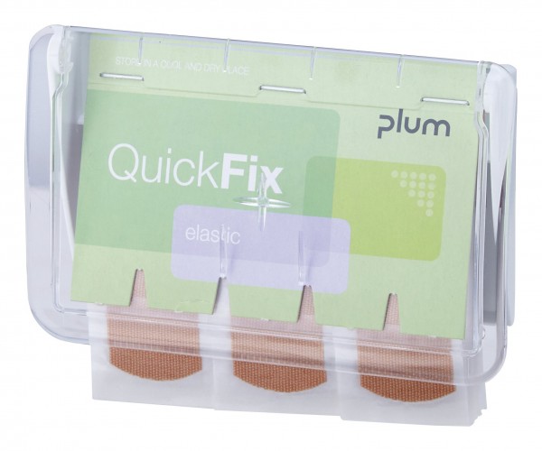 Plum 2019 Freisteller Pflasterspender-UNO-Quickfix-transparent-1x45-Plf