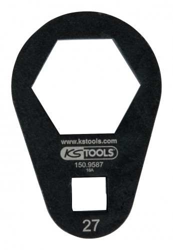KS-Tools 2020 Freisteller 3-8-Einsteck-Ringschluessel-extra-flach-27-mm 150-9587