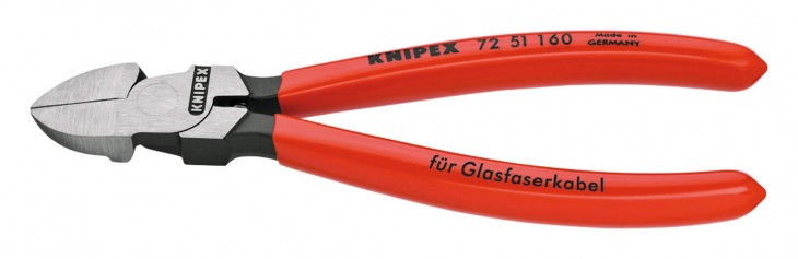 Knipex 2017 Foto Seitenschneider-160mm-LWL-Kabel