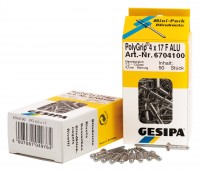 1433533 Gesipa Blindnieten-Mini-Pack Aluminium 4 x 6mm a 100 Stück 