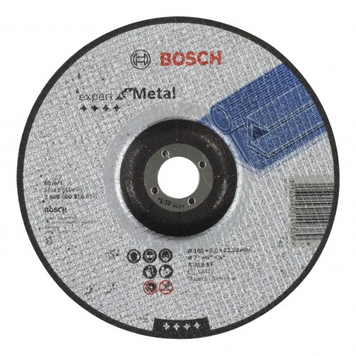Bosch 2022 Freisteller Zubehoer-Expert-for-Metal-A-30-S-BF-Trennscheibe-gekroepft-180-x-3-mm 2608600316