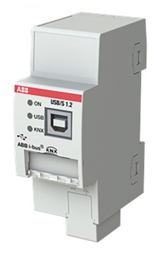 ABB 2020 Freisteller Datenschnittstelle-REG-2TE-KNX-USB-LED-Bussystem-KNX-LED-Anzeige 2CDG110243R0011