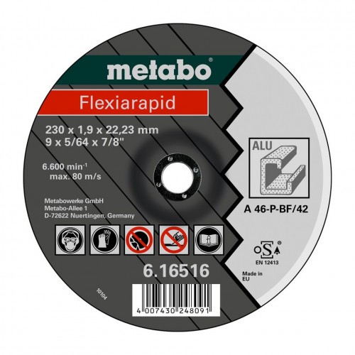 Metabo 2017 Foto Flexiarapid-22-23mm-Alu-Trennscheibe-Form