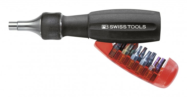 PB-Swiss-Tools 2023 Freisteller PB-Swiss-Tools-Magazin-Bithalter-lang-10-teilig-Ratsche PB-6510-R-100
