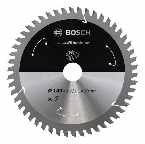 Bosch 2022 Freisteller Akku-Kreissaegeblatt-Standard-for-Aluminium-140-x-1-6-1-1-x-20-50-Zaehne 2608837755