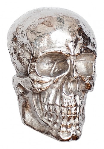 Invicta 2023 Freisteller Wandskulptur-Skull-40cm-silber 38383 0024656