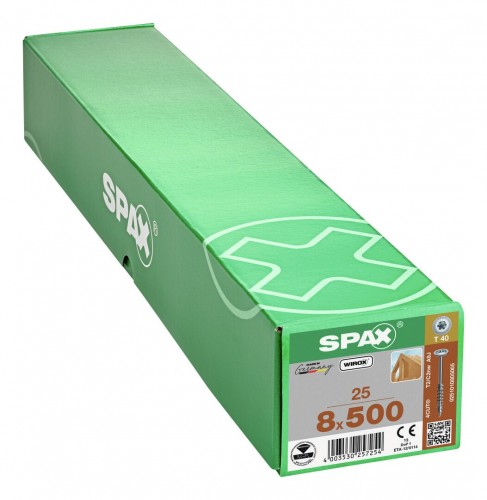 Spax 2023 Freisteller Holzbauschraube-Tellerkopf-T-STAR-8-x-500-80-Wirox 0251010805005 1