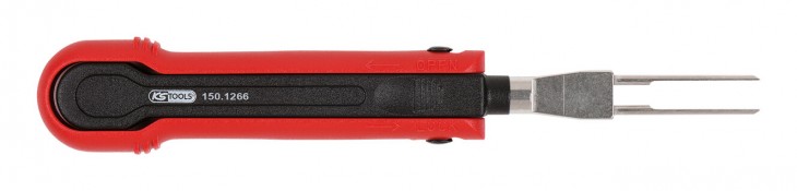 KS-Tools 2020 Freisteller Kabel-Entriegelungswerkzeug-Flachsteckhuelsen-9-5-mm 150-1266