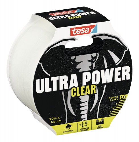 Tesa 2023 Freisteller Ultra-Power-Clear-Tape-transparent-10m-48mm 56496-00000-00