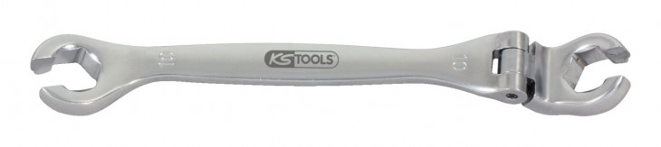 KS-Tools 2020 Freisteller CHROMEplus-Offener-Doppel-Ringschluessel-Gelenk-10-mm 518-0380