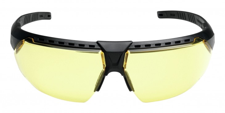 Honeywell-Safety 2020 Freisteller Schutzbrille-AVATAR-gelb-Buegel-schwarz