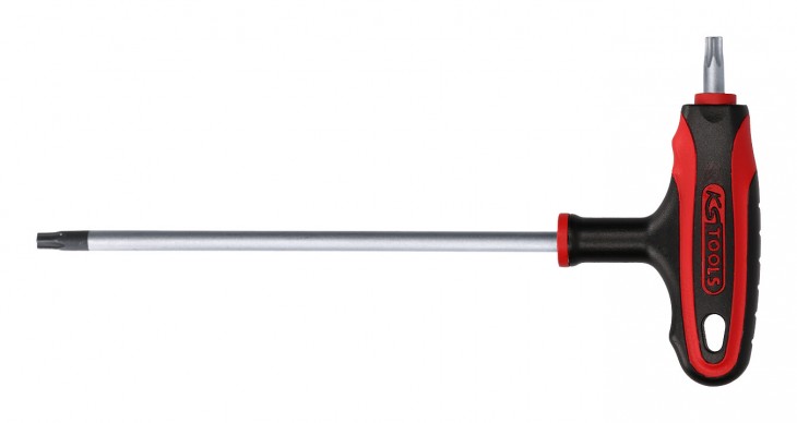KS-Tools 2020 Freisteller T-Griff-Torx-Winkelstiftschluessel-Bohrung-TB 151-81