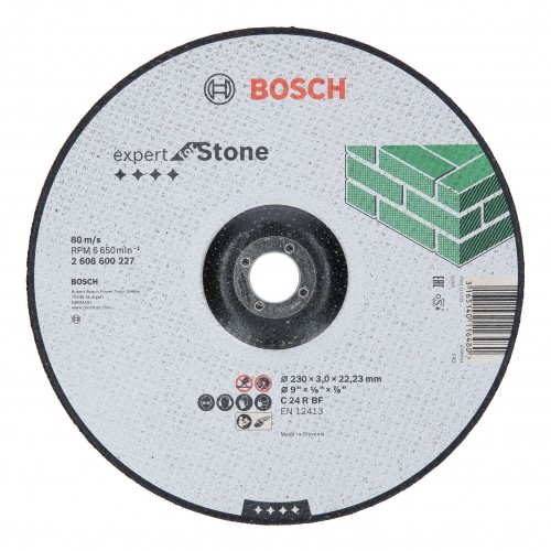 Bosch 2022 Freisteller Zubehoer-Expert-for-Stone-C-24-R-BF-Trennscheibe-gekroepft-180-x-3-mm 2608600317