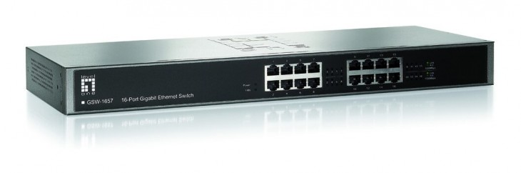 LevelOne 2020 Freisteller Gigabit-Switch-Modul-16-x-10-100-1000Mbps 524718