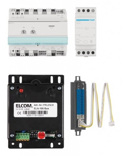 ELCOM 2020 Freisteller Audioset-Basic-Bus-ELA-BTE-Stahl-RED REK001Y