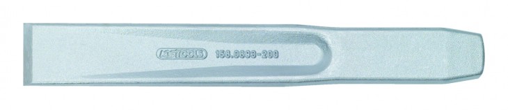 KS-Tools 2020 Freisteller Flachmeissel-oval-200-x-27-mm-silber 156-0693