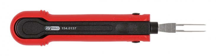 KS-Tools 2020 Freisteller Kabel-Entriegelungswerkzeug-Flachsteckhuelsen-14-5-mm 154-0137
