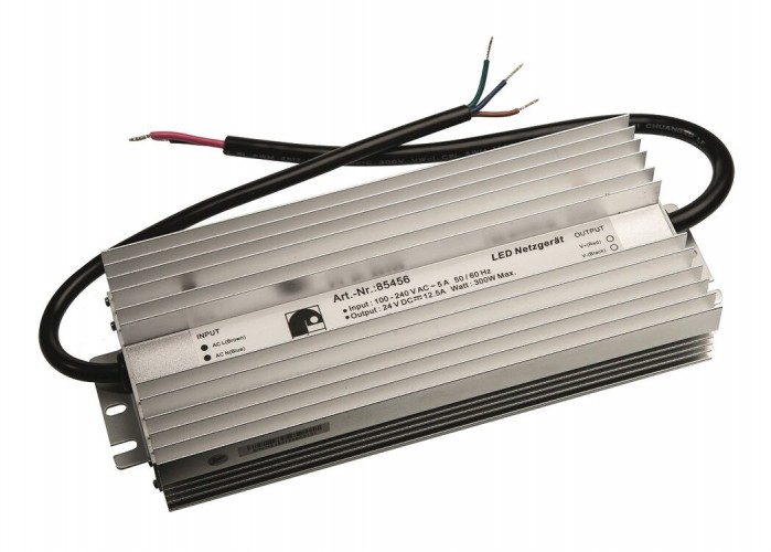 Rutec 2020 Freisteller LED-Trafo-300W-24V-dimmbar-IP67-statisch-Metallgeh 85456
