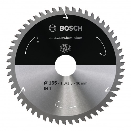 Bosch 2022 Freisteller Akku-Kreissaegeblatt-Standard-for-Aluminium-165-x-1-8-1-3-x-30-54-Zaehne 2608837764