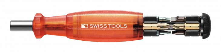 PB-Swiss-Tools 2022 Freisteller Magazin-Bithalter-rot-8-teilig-Schlitz-PH-TX PB-6464-Red 1
