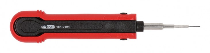 KS-Tools 2020 Freisteller Entriegelungswerkzeug-Flachstecker-Flachsteckhuelsen-1-2-mm-AMP-Tyco-MCP 154-0104